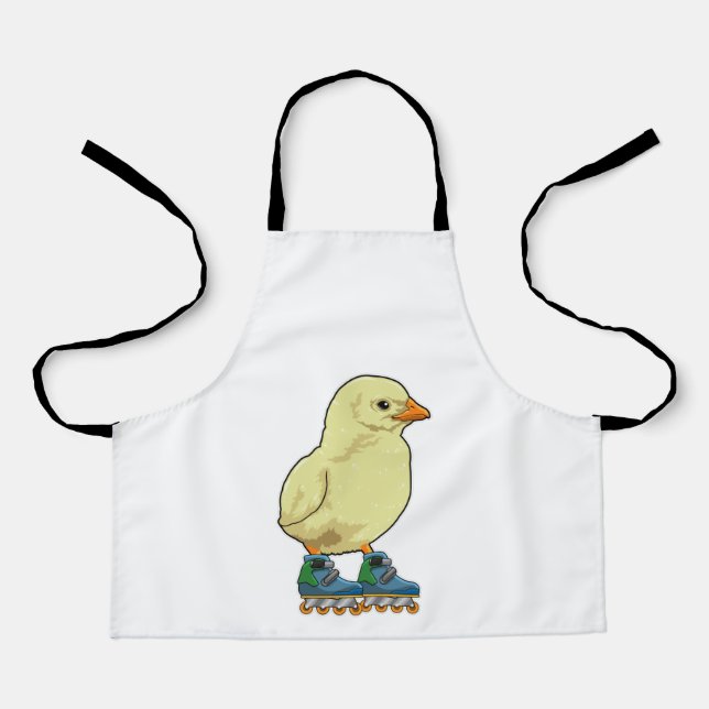 Chick as Inline skater with Inline skates Apron (Front)