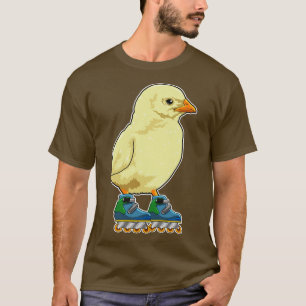 Chick As Inline Skater With Inline Skates T-Shirt