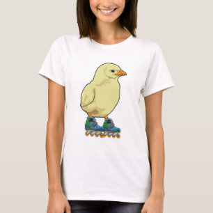 Chick as Inline skater with Inline skates T-Shirt