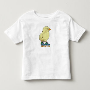 Chick as Inline skater with Inline skates Toddler T-Shirt