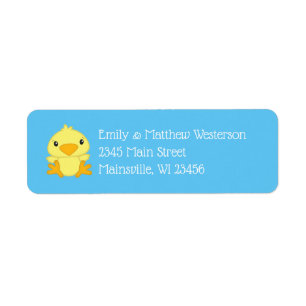 Chick Baby Shower Spring Blue