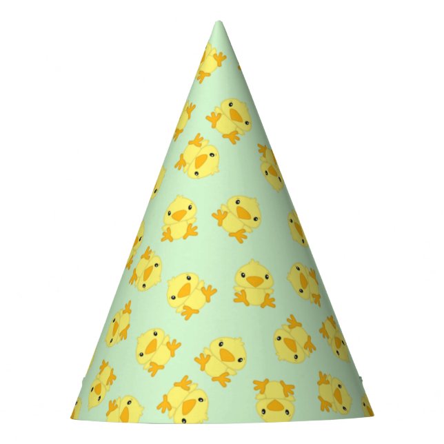 Chick Birthday Party Spring Hat (Front)