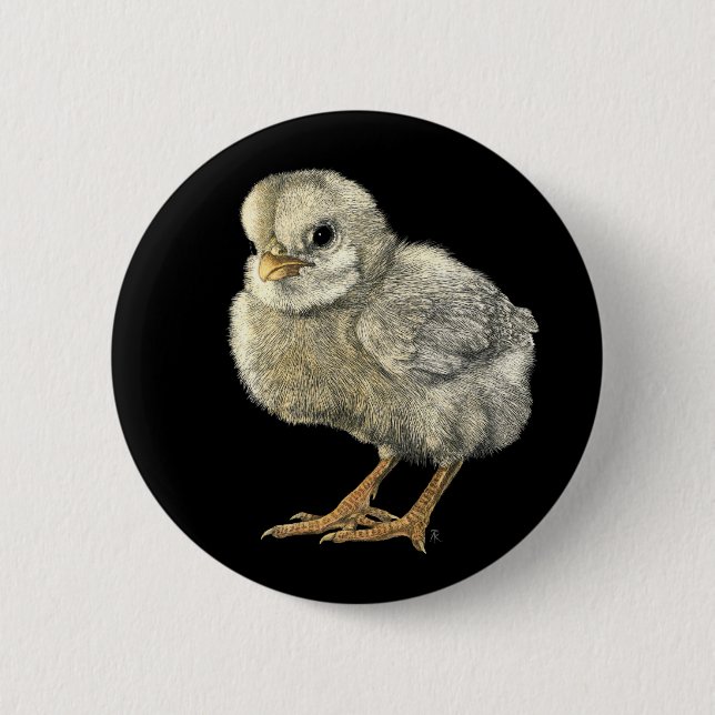 Chick Button - "Tough Chick" (Front)