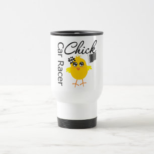 Chick Car Racer Travel Mug