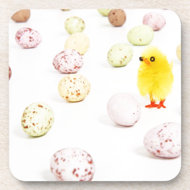 chick eggs easter coaster (Front)