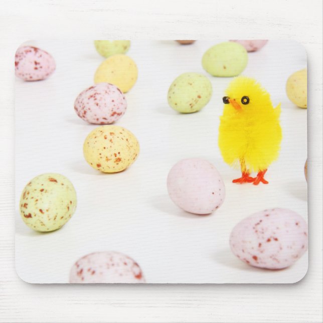 chick eggs easter mouse mat (Front)