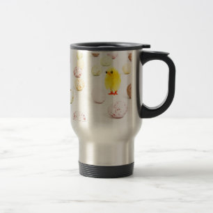 chick eggs easter travel mug
