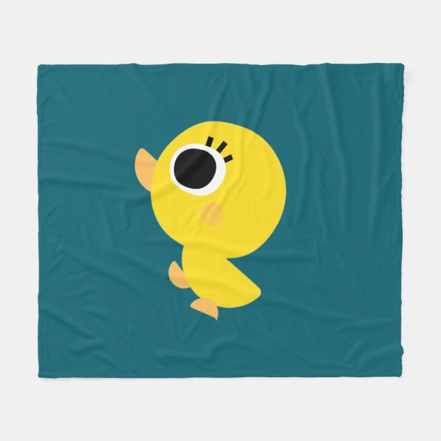 Chick Fleece Blanket (Front (Horizontal))
