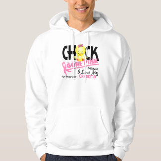 Chick Gone Pink For My Grandma Breast Cancer Hoodie