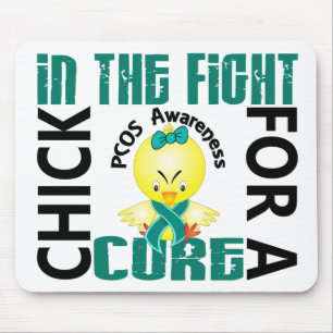 Chick In The Fight PCOS Mouse Mat