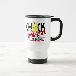 Chick Interrupted 2 Bone Cancer Travel Mug