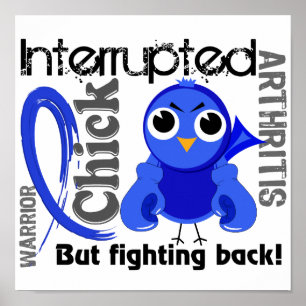 Chick Interrupted 3 Arthritis Poster