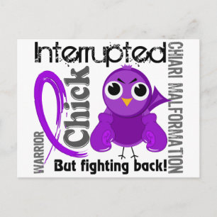 Chick Interrupted 3 Chiari Malformation Postcard