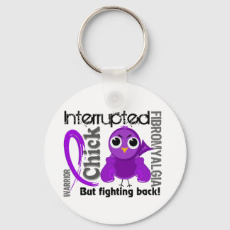 Chick Interrupted 3 Fibromyalgia Key Ring