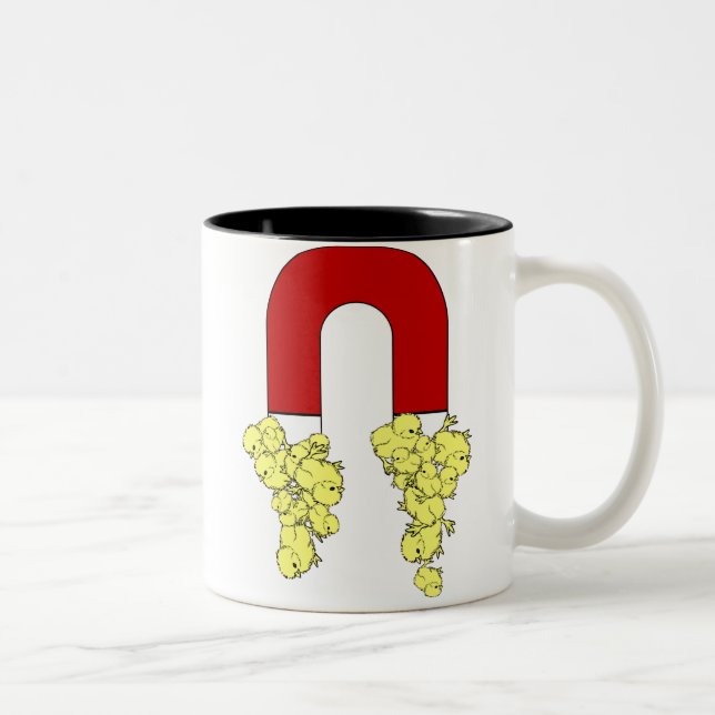 Chick Magnet $17.95 Two Toned Coffee Mug (Right)