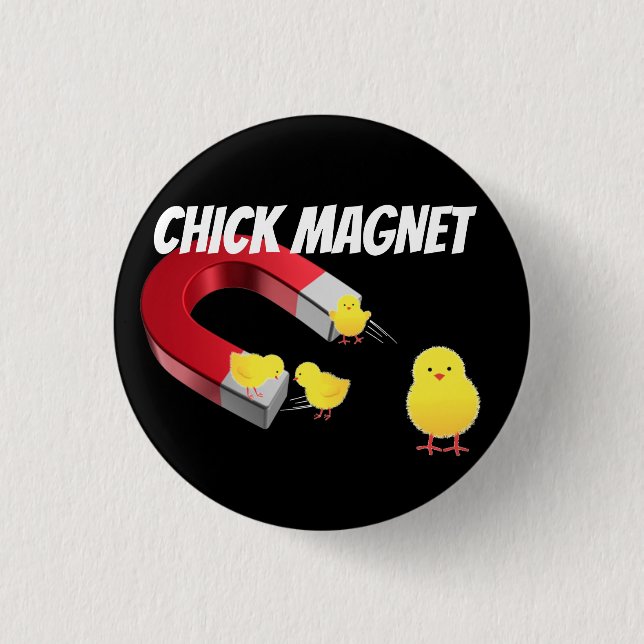 CHICK Magnet 3 Cm Round Badge (Front)
