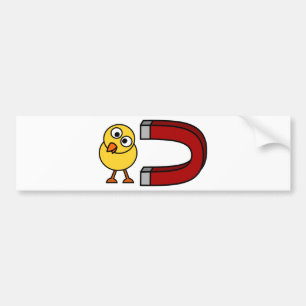 Chick Magnet Bumper Sticker