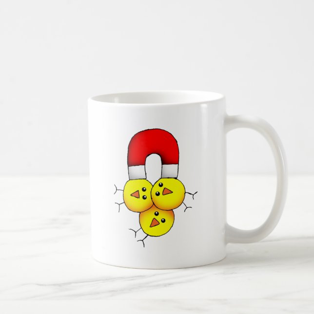 Chick Magnet Coffee Mug (Right)