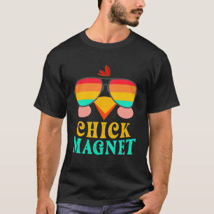 Chick Magnet & Cute Easter Egg Hunting Spring Out T-Shirt
