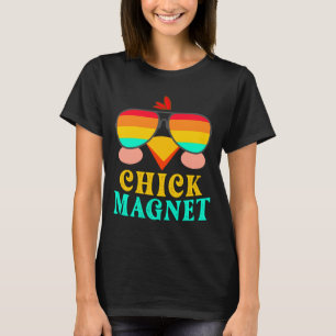 Chick Magnet Cute Easter Egg Hunting Spring Out T-Shirt