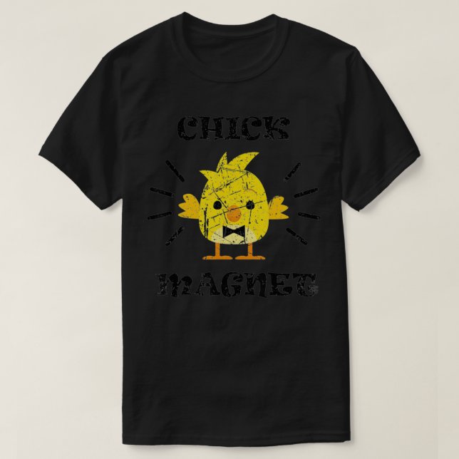 Chick Magnet Cute Easter Funny Vintage  T-Shirt (Design Front)