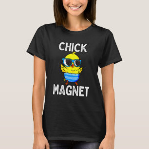 Chick Magnet Easter Cute Baby Chicken Kids Boys T-Shirt