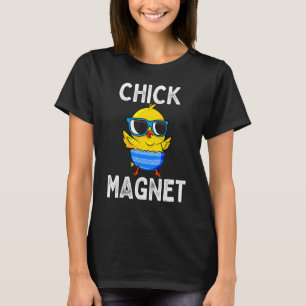 Chick Magnet Easter Cute Baby Chicken Kids Boys T-Shirt
