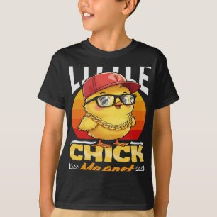 Chick Magnet Funny By Chicken Cool Sungles Boys T-Shirt
