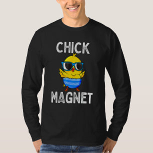 Chick Magnet Funny Easter Cute Baby Chicken Kids B T-Shirt