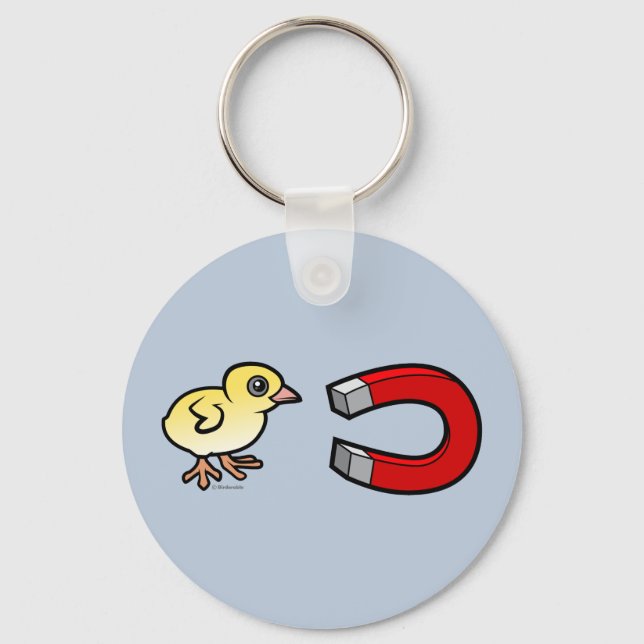 Chick Magnet Key Ring (Front)