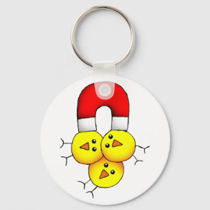 Chick Magnet Key Ring