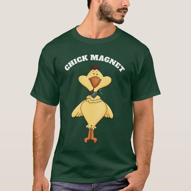 Chick Magnet Men's Basic Dark T-Shirt (Front)