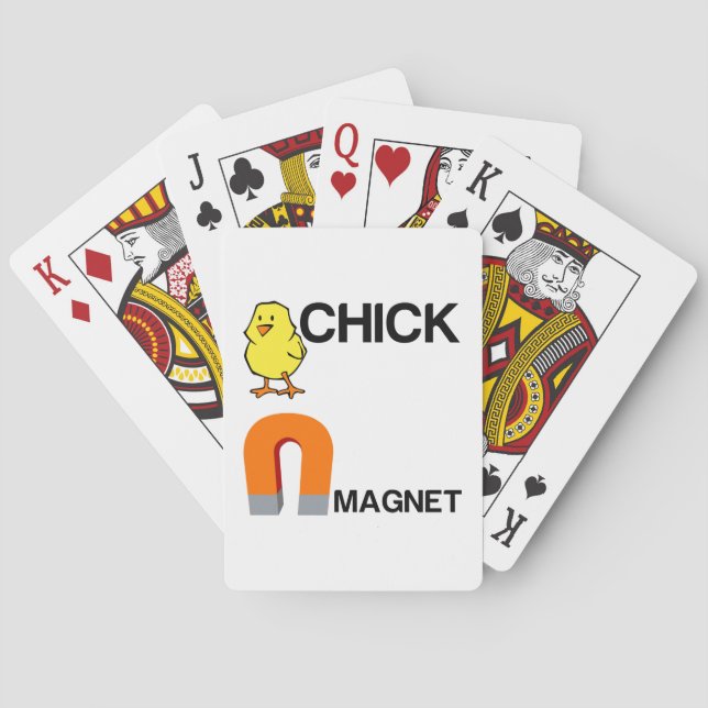 CHICK MAGNET PLAYING CARDS (Back)