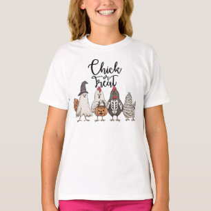 Chick or Treat Chicken Halloween Costume Spooky T-Shirt
