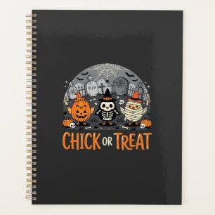 Chick or Treat Cute Halloween Graveyard Design_1 Planner