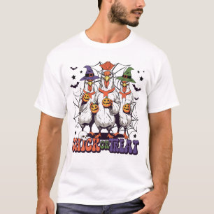 Chick or Treat Halloween Chickens T-Shirt