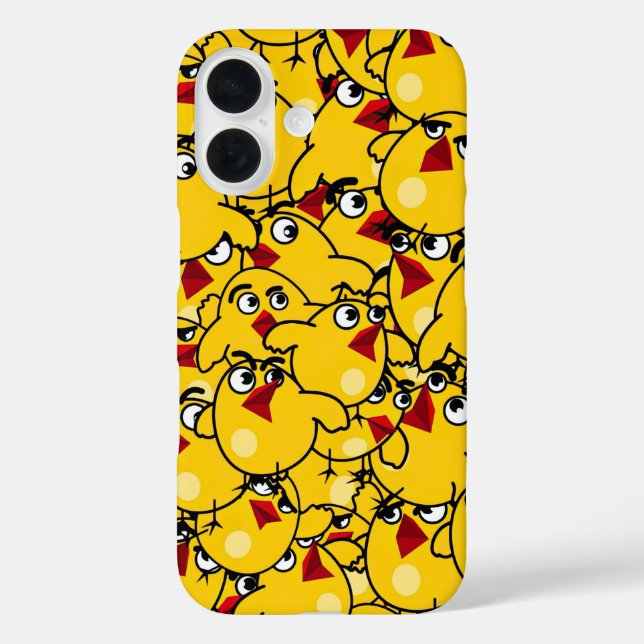 Chick Pattern Phone Case (Back)