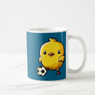 Chick Playing Soccer Soccer Easter Coffee Mug