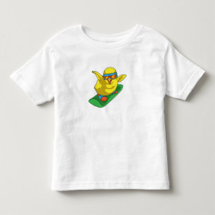 Chick Snowboarder Snowboard Toddler T-Shirt