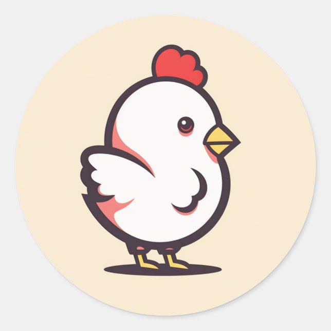 Chick sticker (Front)