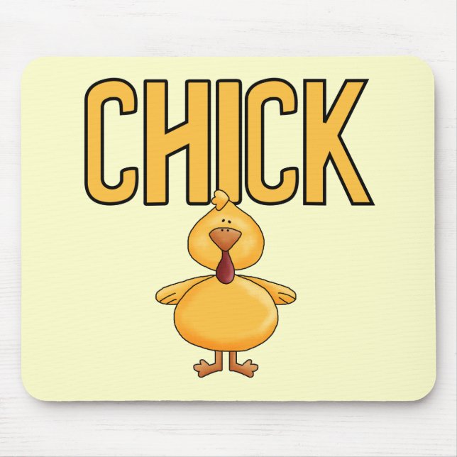 Chick T-shirts and Gifts Mouse Mat (Front)