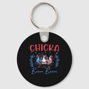 Chicka Chicken Boom Boom Pregnancy Freedom Indepen Key Ring