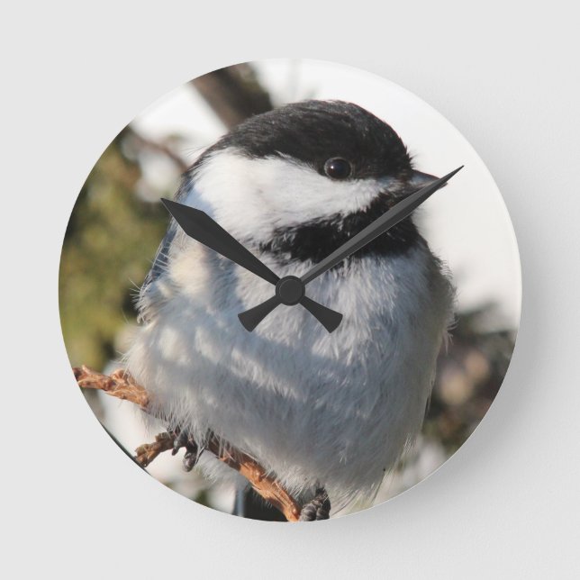 Chickadee 9693 round clock (Front)
