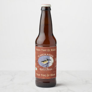 Chickadee Birch Beer Bottle Label