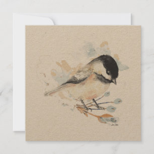 Chickadee Bird Art