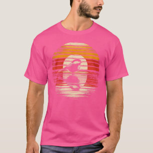 Chickadee Bird Sunset Safari 70S T-Shirt