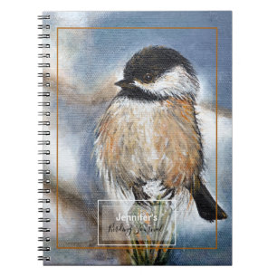 Chickadee-Bird Watcher Journal Notebook For Birder