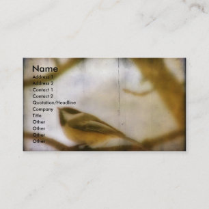Chickadee Business Card