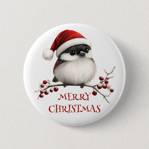 Chickadee Button