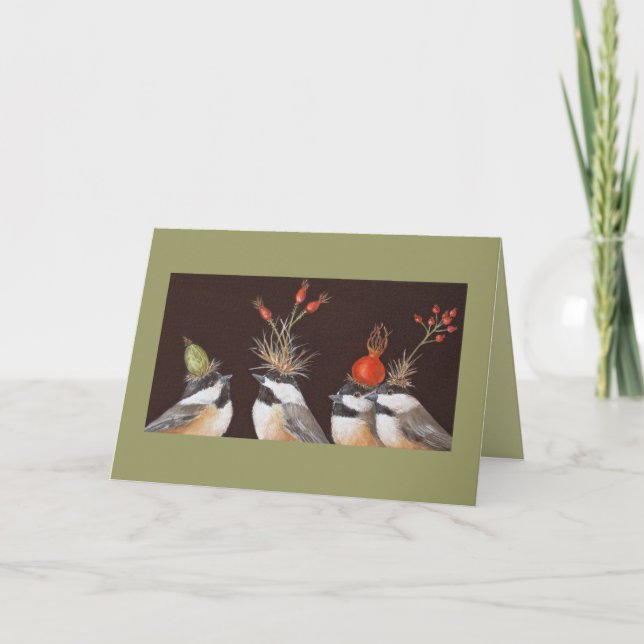 Chickadee card (Front)